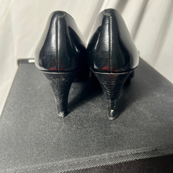 Cole Haan Nike Air Patent Leather Black Pumps Size 8.5 - Picture 4 of 14